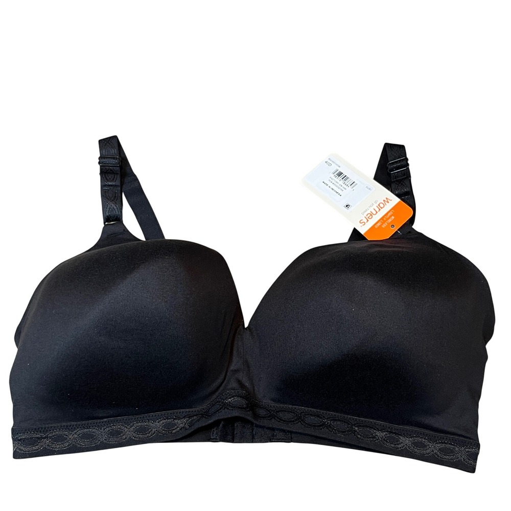 Warners Blissful Benefits Wireless Lightly Lined Bra Black 40D RM1691W